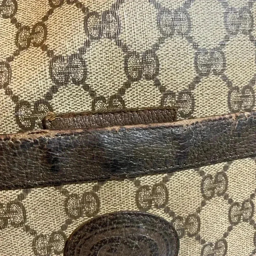Gucci vintage GG mico web tote handbag